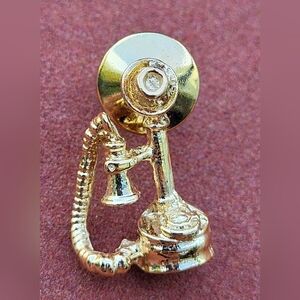Old Telephone lapel Pin
